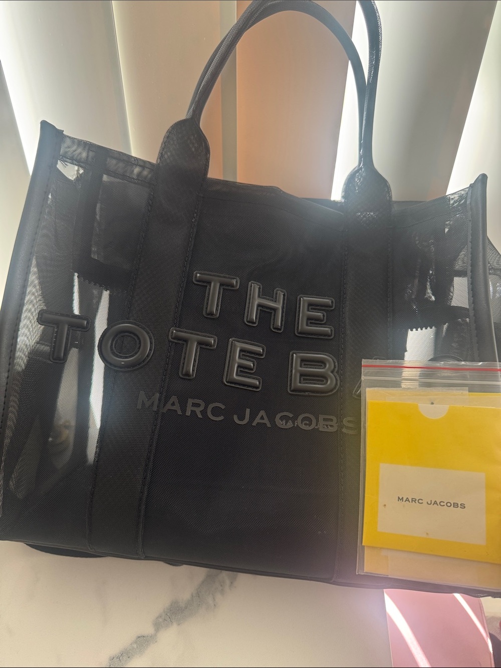 Marc Jacobs Mesh 'The Tote' Bag- Medium Size - Picture 2 of 12